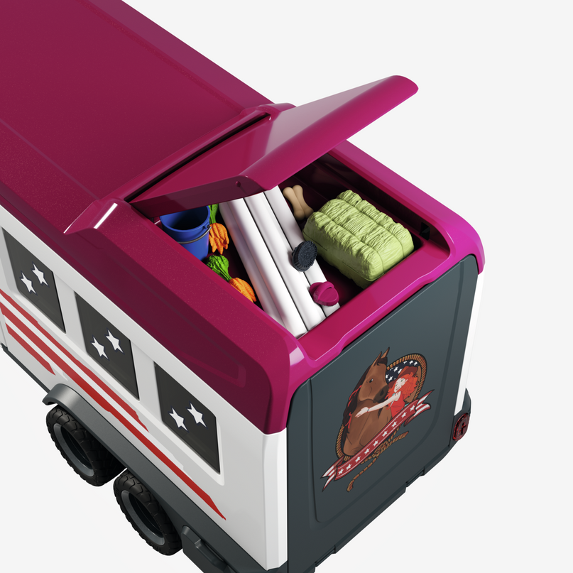 SCHLEICH FARM WORLD neljaveoline auto ja treiler