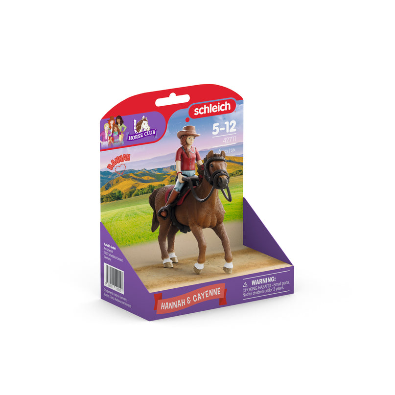 SCHLEICH HORSE CLUB Hannah ja Cayenne