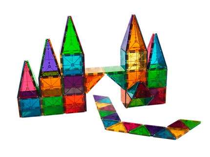MAGNA-TILES Magnetkonstruktori komplekt Clear Colors, 100 tk