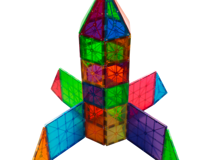 MAGNA-TILES Magnetkonstruktori komplekt Clear Colors, 100 tk