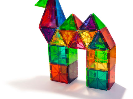 MAGNA-TILES Magnetkonstruktori komplekt Clear Colors, 100 tk
