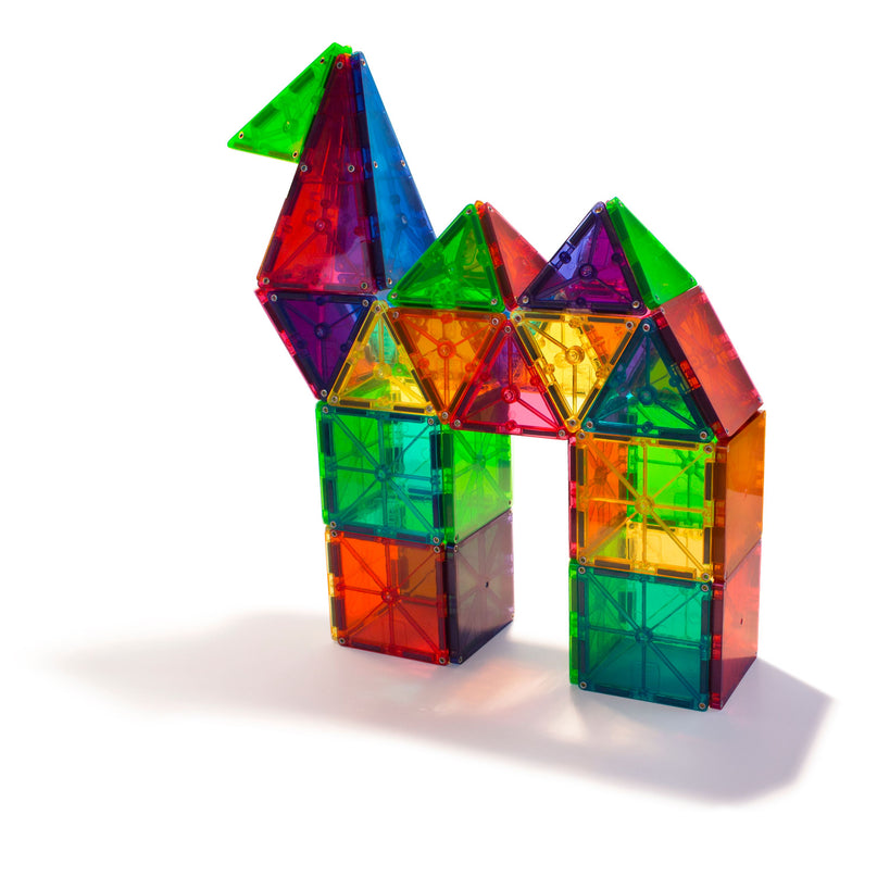 MAGNA-TILES Magnetkonstruktori komplekt Clear Colors, 100 tk