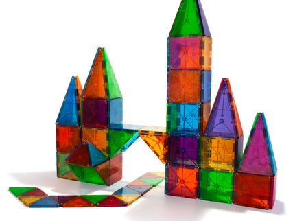 MAGNA-TILES Magnetkonstruktori komplekt Clear Colors, 100 tk