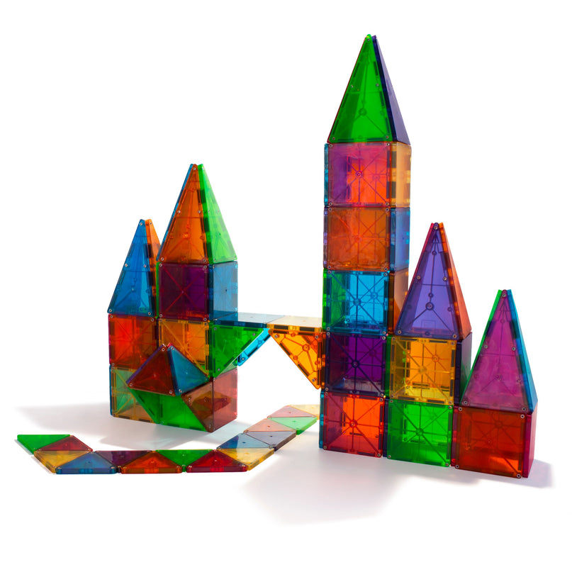 MAGNA-TILES Magnetkonstruktori komplekt Clear Colors, 100 tk