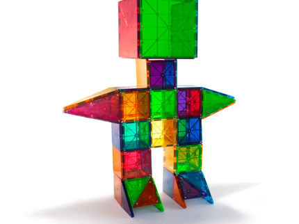 MAGNA-TILES Magnetkonstruktori komplekt Clear Colors, 100 tk