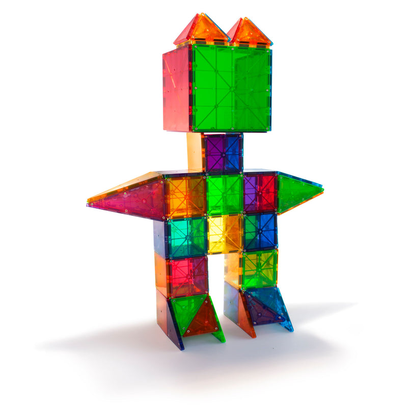 MAGNA-TILES Magnetkonstruktori komplekt Clear Colors, 100 tk