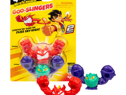 HEROES OF GOO JIT ZU Meteor Madness Goo Slingers topeltpakk