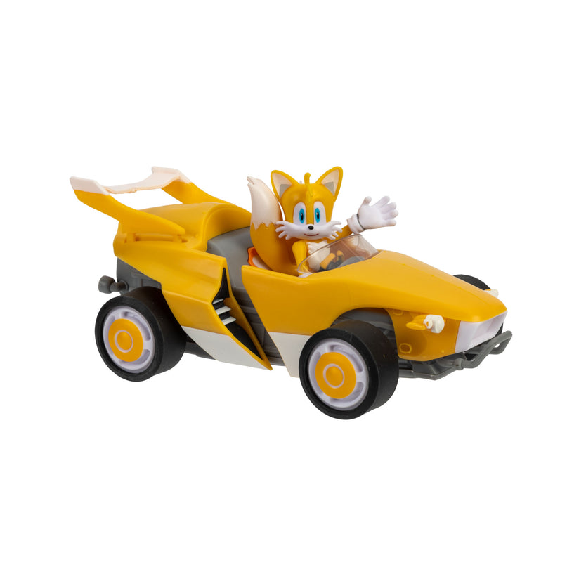 SONIC 6,5 cm figuur tagasitõmmatava autoga
