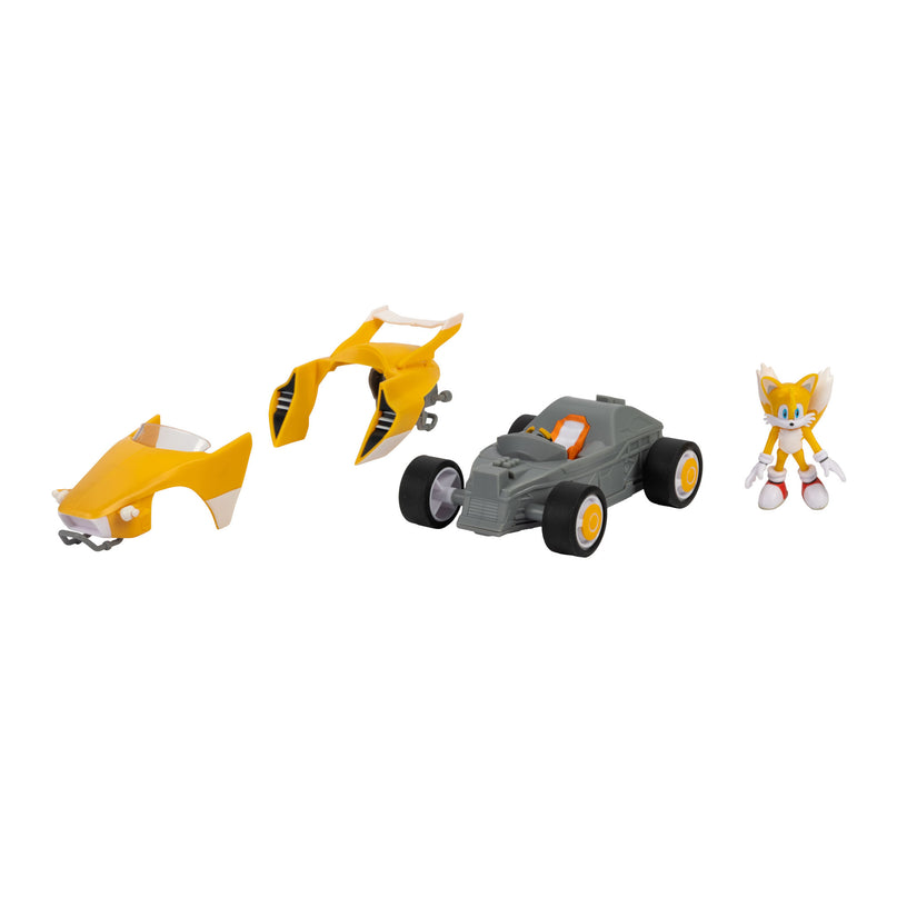 SONIC 6,5 cm figuur tagasitõmmatava autoga