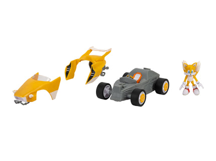 SONIC 6,5 cm figuur tagasitõmmatava autoga