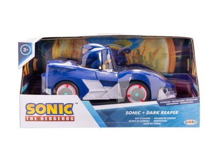 SONIC 6,5 cm figuur tagasitõmmatava autoga