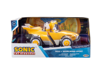 SONIC 6,5 cm figuur tagasitõmmatava autoga