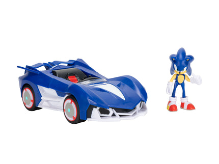 SONIC 6,5 cm figuur tagasitõmmatava autoga