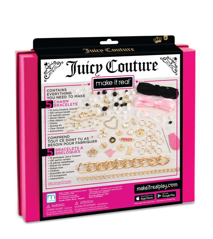 MAKE IT REAL Juicy Couture Käsitöö Komplekt - komplekt ripatsitega
