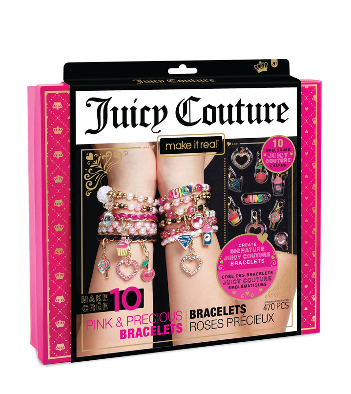 MAKE IT REAL Juicy Couture Käsitöö Komplekt - Roosad käevõrud