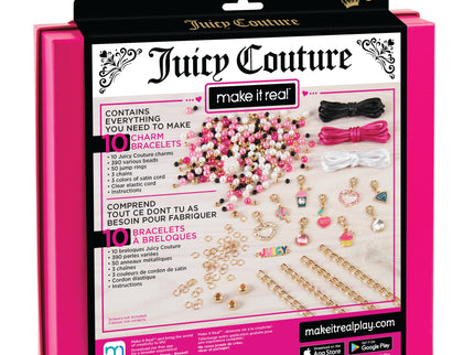 MAKE IT REAL Juicy Couture Käsitöö Komplekt - Roosad käevõrud