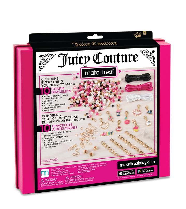 MAKE IT REAL Juicy Couture Käsitöö Komplekt - Roosad käevõrud