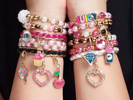 MAKE IT REAL Juicy Couture Käsitöö Komplekt - Roosad käevõrud