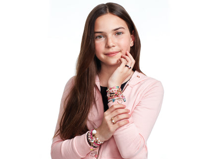 MAKE IT REAL Juicy Couture Käsitöö Komplekt - Roosad käevõrud