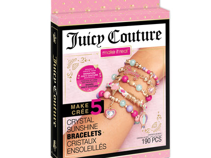 MAKE IT REAL Käsitöökomplekt - Juicy Couture Väike Käevõrude Komplekt "Kristallid"