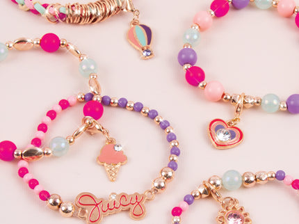 MAKE IT REAL Käsitöökomplekt - Juicy Couture Väike Käevõrude Komplekt "Kristallid"