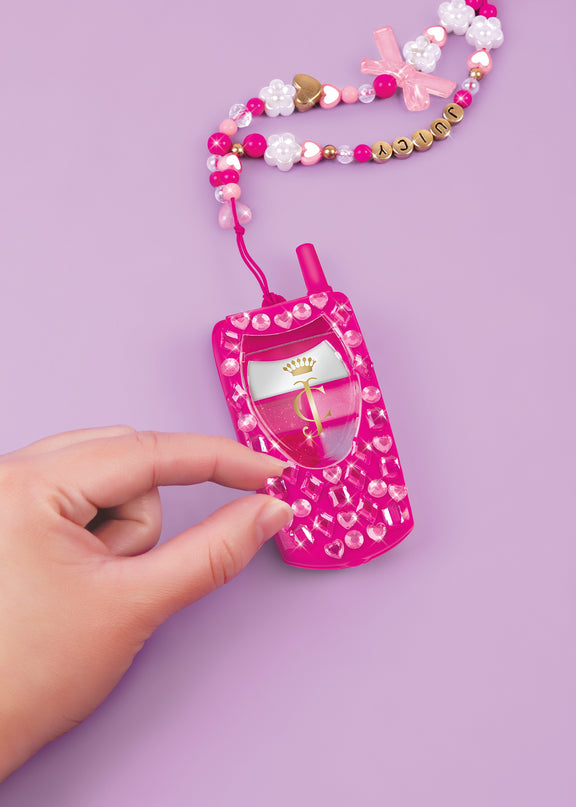 MAKE IT REAL Juicy Couture Klapptelefon käevõru ja huuleläige komplektiga