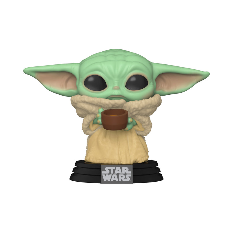 FUNKO POP! Vinyl Figuur Star Wars: The Mandalorian The Child w/cup