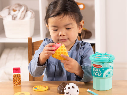 MELISSA &amp; DOUG mängukomplekt Play to Go - jäätis