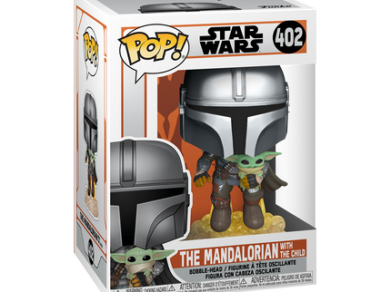 FUNKO POP! Vinyl Figuur: Star Wars: The Mandalorian Flying w/Jet