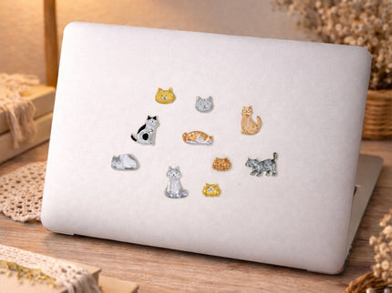 TIKI WIKI 3D kleebiste komplekt - Crystal: Kitties