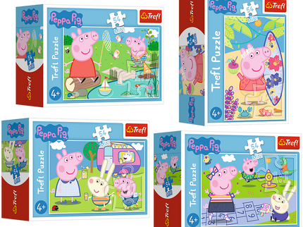 TREFL PEPPA PIG Minipusle Põrsas Peppa, 54 osa