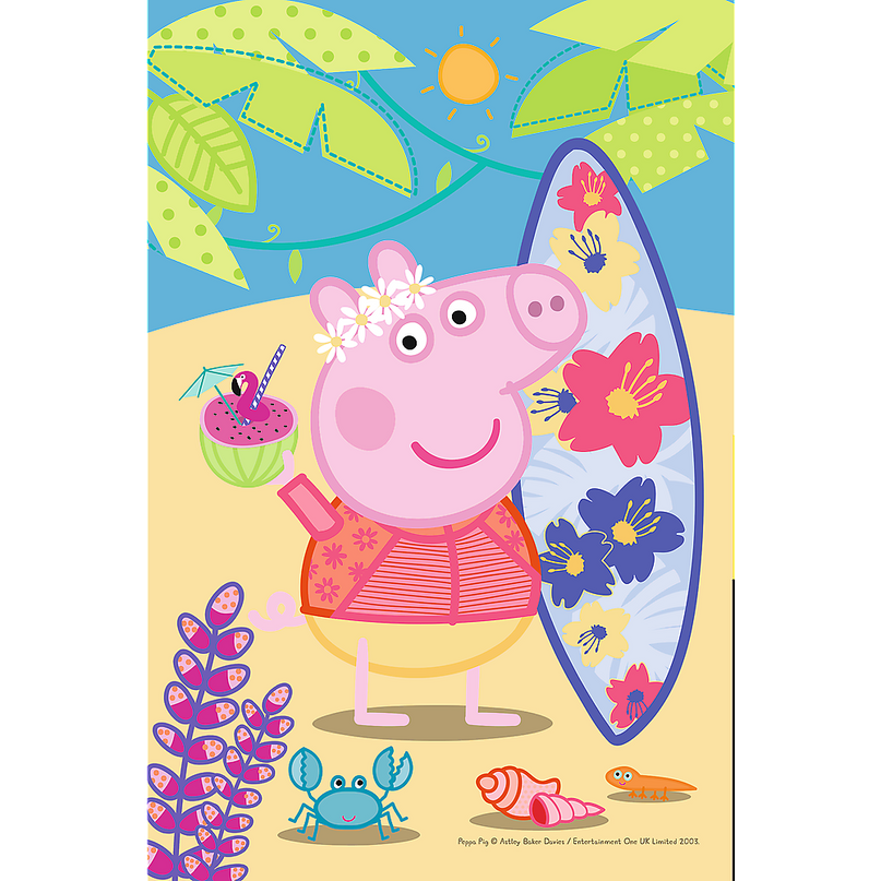 TREFL PEPPA PIG Minipusle Põrsas Peppa, 54 osa