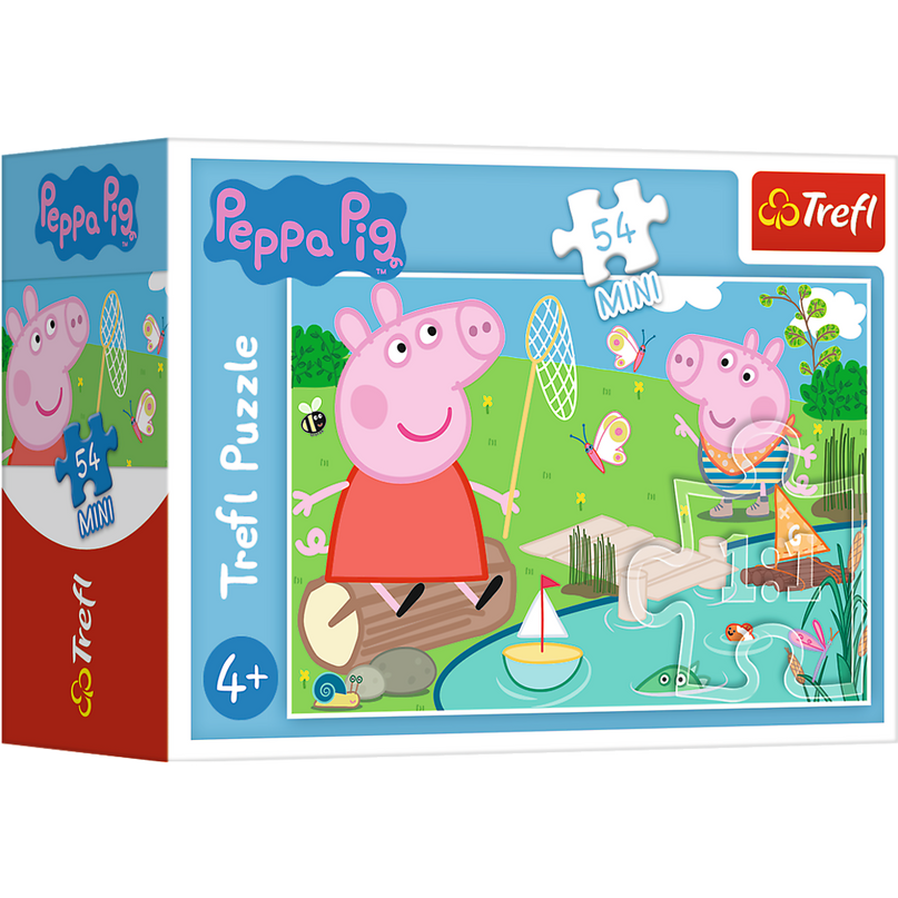 TREFL PEPPA PIG Minipusle Põrsas Peppa, 54 osa