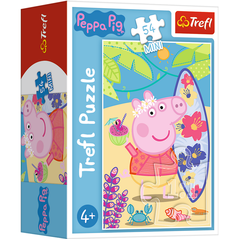 TREFL PEPPA PIG Minipusle Põrsas Peppa, 54 osa