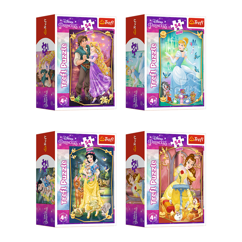 TREFL DISNEY PRINCESS Minipusle Printsessid, 54 osa