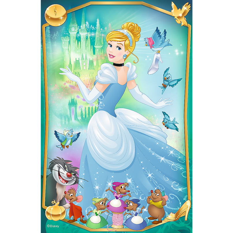 TREFL DISNEY PRINCESS Minipusle Printsessid, 54 osa