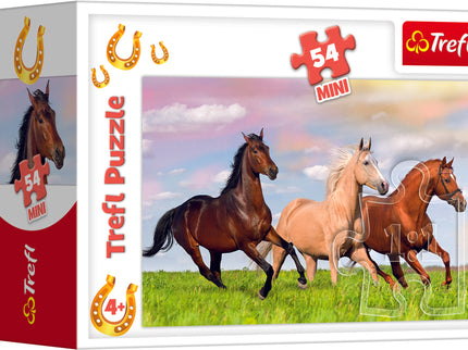 TREFL Mini 54 klõpsuga Hobused