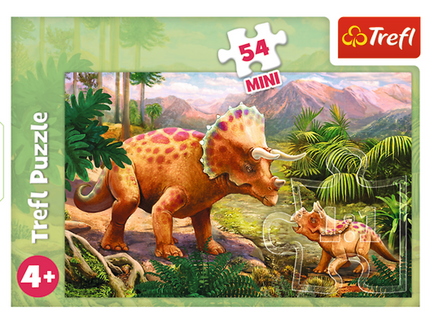 TREFL Mini 54 pusle dinosaurused
