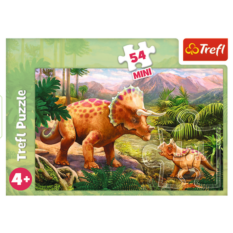 TREFL Mini 54 pusle dinosaurused