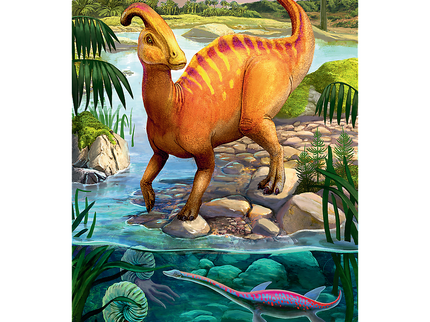 TREFL Mini 54 pusle dinosaurused