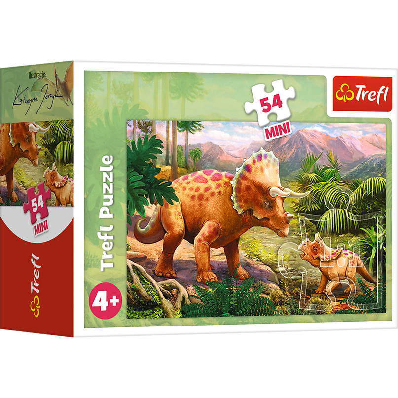 TREFL Mini 54 pusle dinosaurused