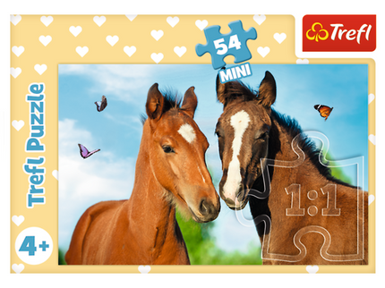 TREFL Mini 54 pusle Armsad loomad