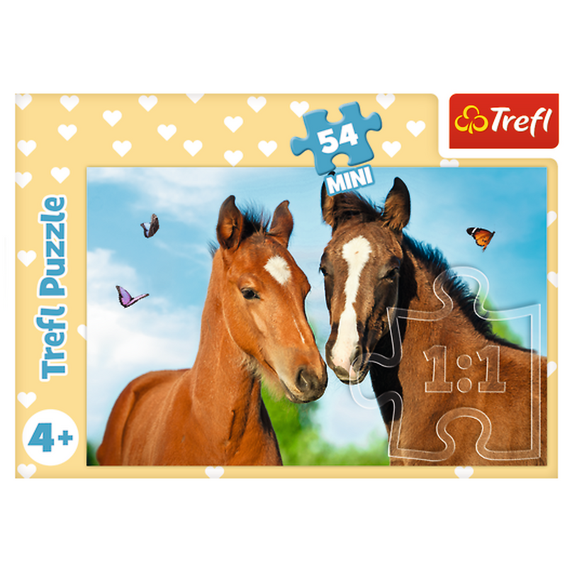 TREFL Mini 54 pusle Armsad loomad