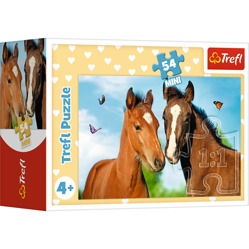 TREFL Mini 54 pusle Armsad loomad