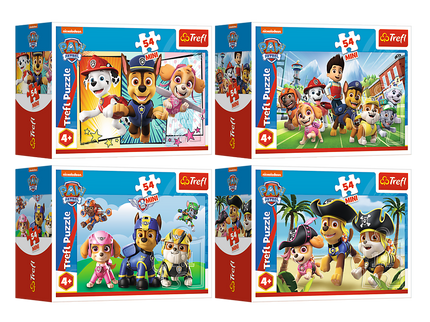 TREFL PAW PATROL Minipusle Käpapatrull, 54 osa