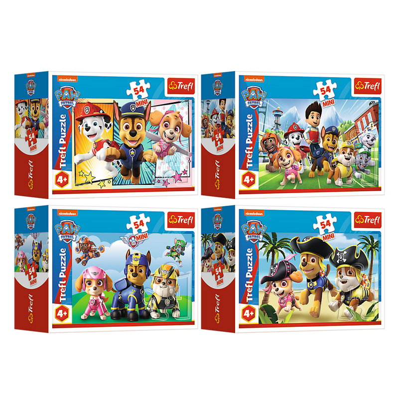 TREFL PAW PATROL Minipusle Käpapatrull, 54 osa
