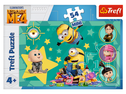TREFL MINIONS Mini pusle Minionid, 54 osa