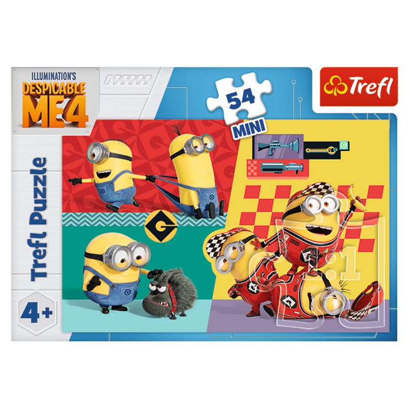 TREFL MINIONS Mini pusle Minionid, 54 osa