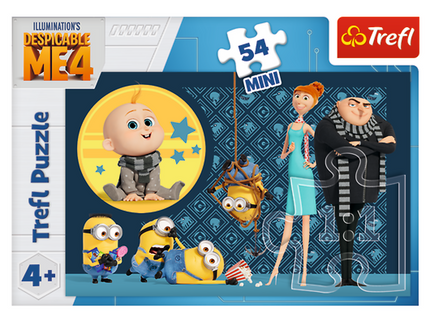 TREFL MINIONS Mini pusle Minionid, 54 osa