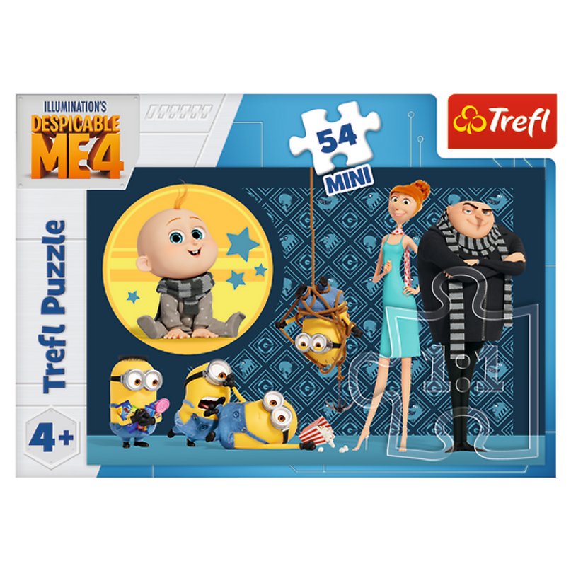 TREFL MINIONS Mini pusle Minionid, 54 osa